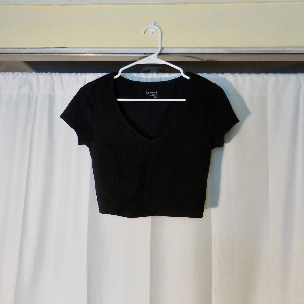 Offline by Aerie Cropped Workout Shirt